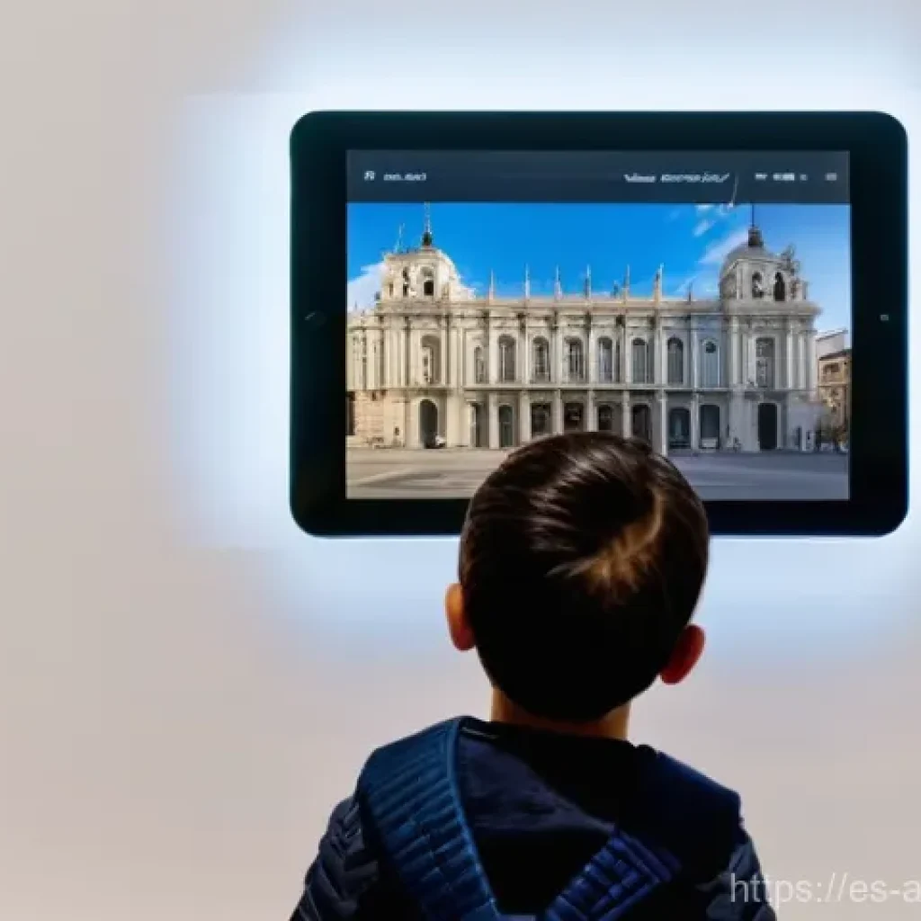 문화예술 정책 분석 - **Prompt: Virtual Museum Experience Across Generations**
    A diverse family, including grandparent...