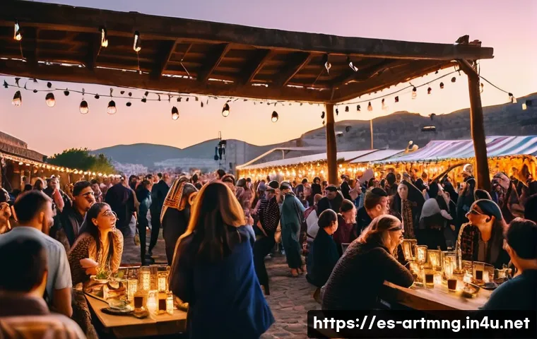 콘서트 기획 및 제작 - **Vibrant Outdoor Music Festival at Sunset: "The Initial Spark"**
    A wide-angle shot capturing th...